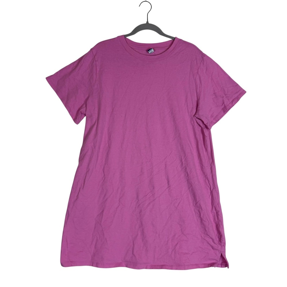 Old Navy Dress Womens XL Pink T-Shirt Short Sleeve Crew Neck Cotton Casual
